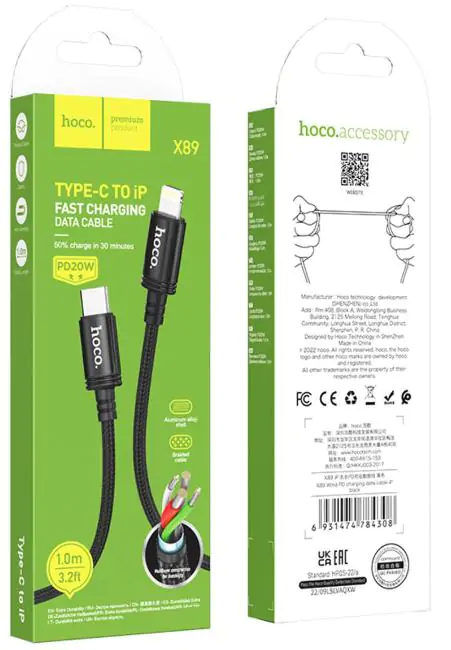 Купить оптом Кабель Lightning Hoco X89 1M в Украине 