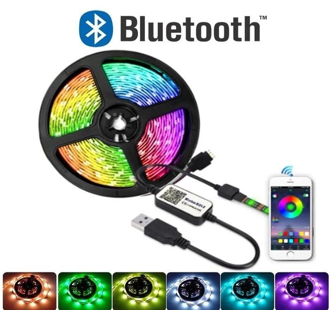 Купить оптом Светодиодная лента 5050 RGB (bluetooth) LED в Украине