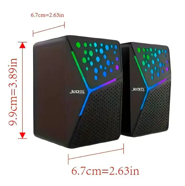 Купить оптом Колонки компьютерные (RGB) USB JEDEL S554 в Украине 