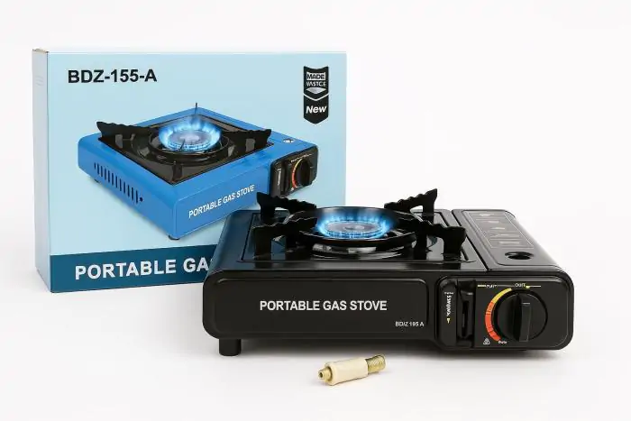 Купить оптом Портативная газовая плита под баллон (1 конфорка) BDZ-155-A в Украине 