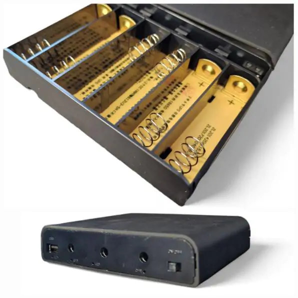 Купити оптом Купити Повербанк для роутера (9V + 12V) (6 слотів для 18650 не входять до комплекту) оптом - ціна 327 грн в Україні 