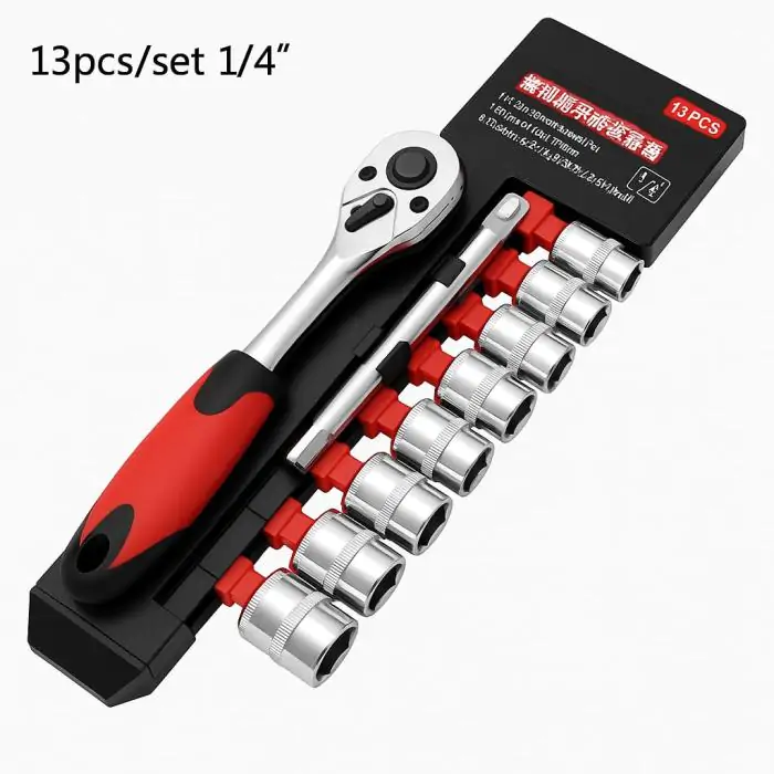 Купити оптом Купити Набір торцевих головок (12шт) з тріскачкою 1/2 Socket Set CR-V JC-8039 оптом - ціна 249 грн в Україні 