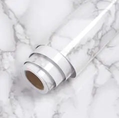 Купити оптом Купити Плівка Білий мармур самоклеючий для кухні (500х60см) MA-368-0301 оптом - ціна 109 грн в Україні 