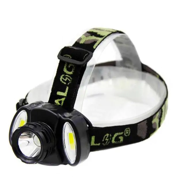 Купить оптом Налобный фонарь X-BALOG BL-936 (LED+2COB) в Украине 