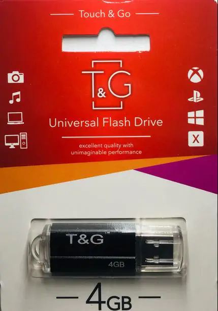 Купить оптом Флешка USB 4GB T&G Type-C 009 Star черный в Украине 