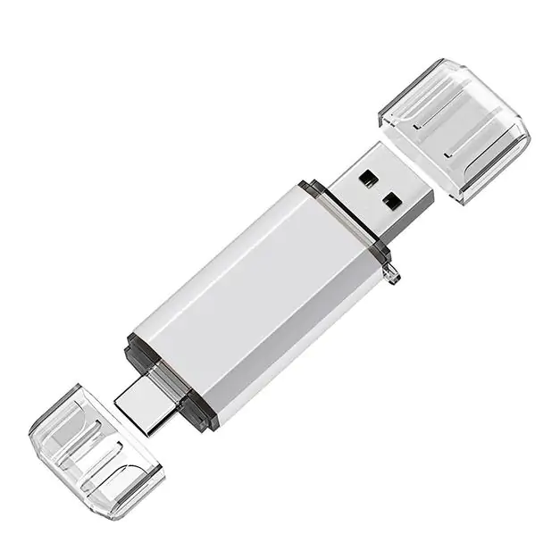Купити оптом Купити Флешка USB 8GB T&G Type-C 009 Star срібло оптом - ціна 118 грн в Україні 