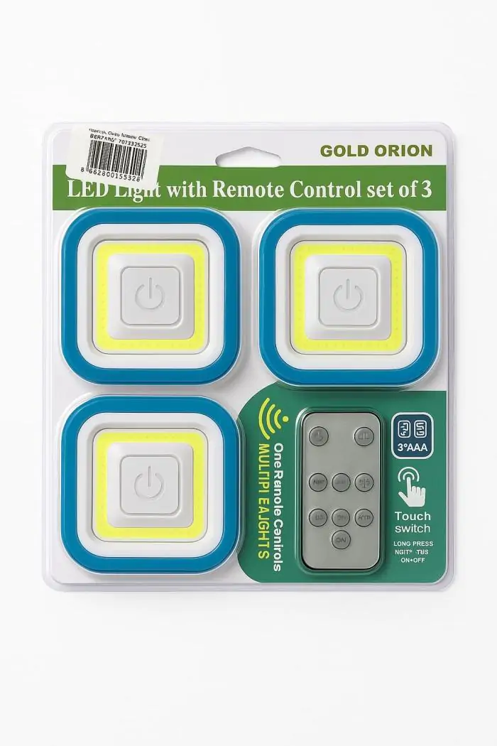 Купить оптом Подсветка 3 в 1 с пультом на батарейках квадратная в Украине 