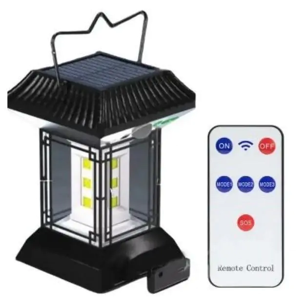 Купити оптом Купити Кемпінговий ліхтар на 2х18650 із сонячною панеллю пультом CL-T60 оптом - ціна 289 грн в Україні 