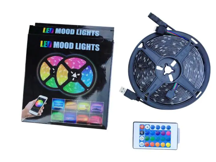 Купити оптом Купити Світлодіодна стрічка покращена (5 метрів) Управління з телефону (працює від USB та повербанку) оптом - ціна 176 грн в Україні , зображення 3