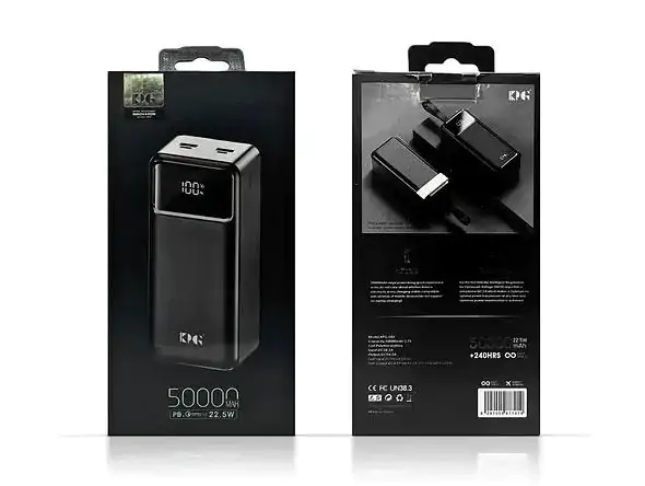 Купити оптом Купити Повербанк 50000mAh KPG KPG-502 (PD22W QC3.0) оптом - ціна 1770 грн в Україні 