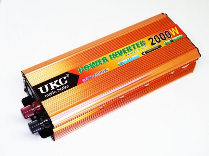Купить оптом Преобразователь инвертор DC 24V/AC 220V с 12 на 220 Вольт UKC 2000W