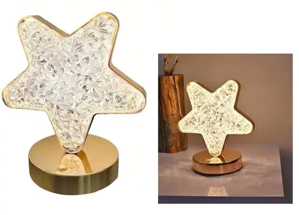 Купить оптом Ночник сенсорный аккумуляторный Звезда в Украине , изображение 2