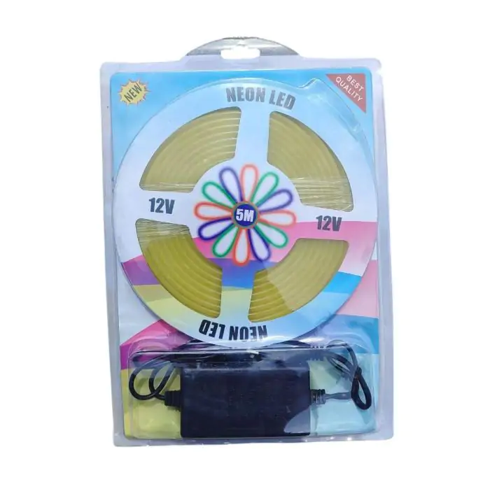 Купити оптом Купити Світлодіодна силіконова стрічка 5050 Жовта (5 метрів) NEON LED 12V-220V оптом - ціна 210 грн в Україні 