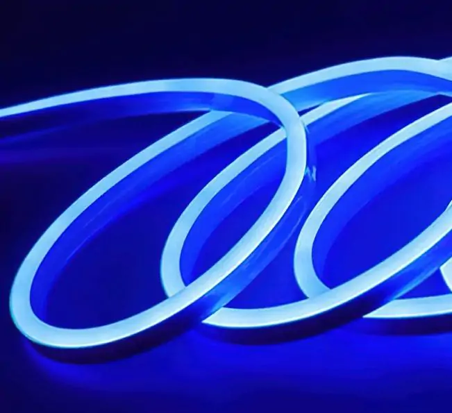 Купить оптом Светодиодная силиконовая лента 5050 Синяя (5 метров) NEON LED 12V-220V в Украине 