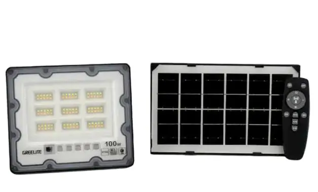 Купить оптом Уличный фонарь на столб + солнечная панель JX-007-100W (с пультом) в Украине 