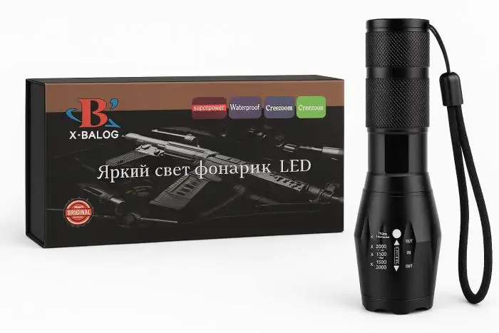 Купити оптом Купити Світлодіодний ліхтар Червоний+Білий BL-1831-3-RED оптом - ціна 187 грн в Україні 