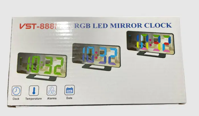 Купить оптом Часы настольные VST 888H RGB в Украине 