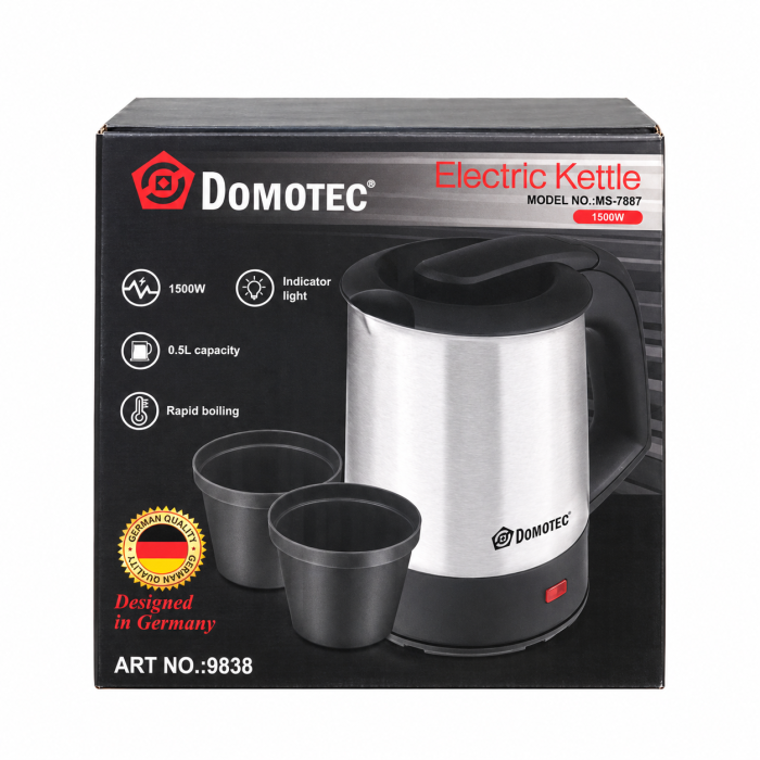 Купить оптом Электро чайник дорожный 0.5л Domotec MS-7887
