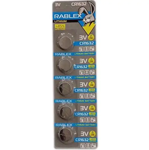Купить оптом Батарейка литиевая RABLEX CR1632 5шт/блистер (Цена указана за 5шт) в Украине 