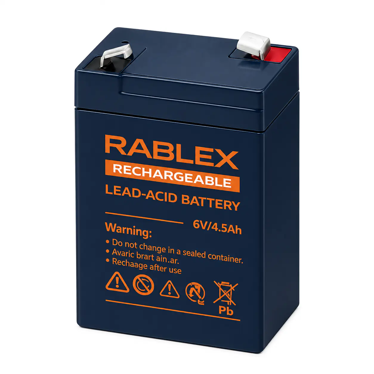 Купить оптом Аккумулятор RABLEX 6V 4.5Ah RB645 в Украине , изображение 2