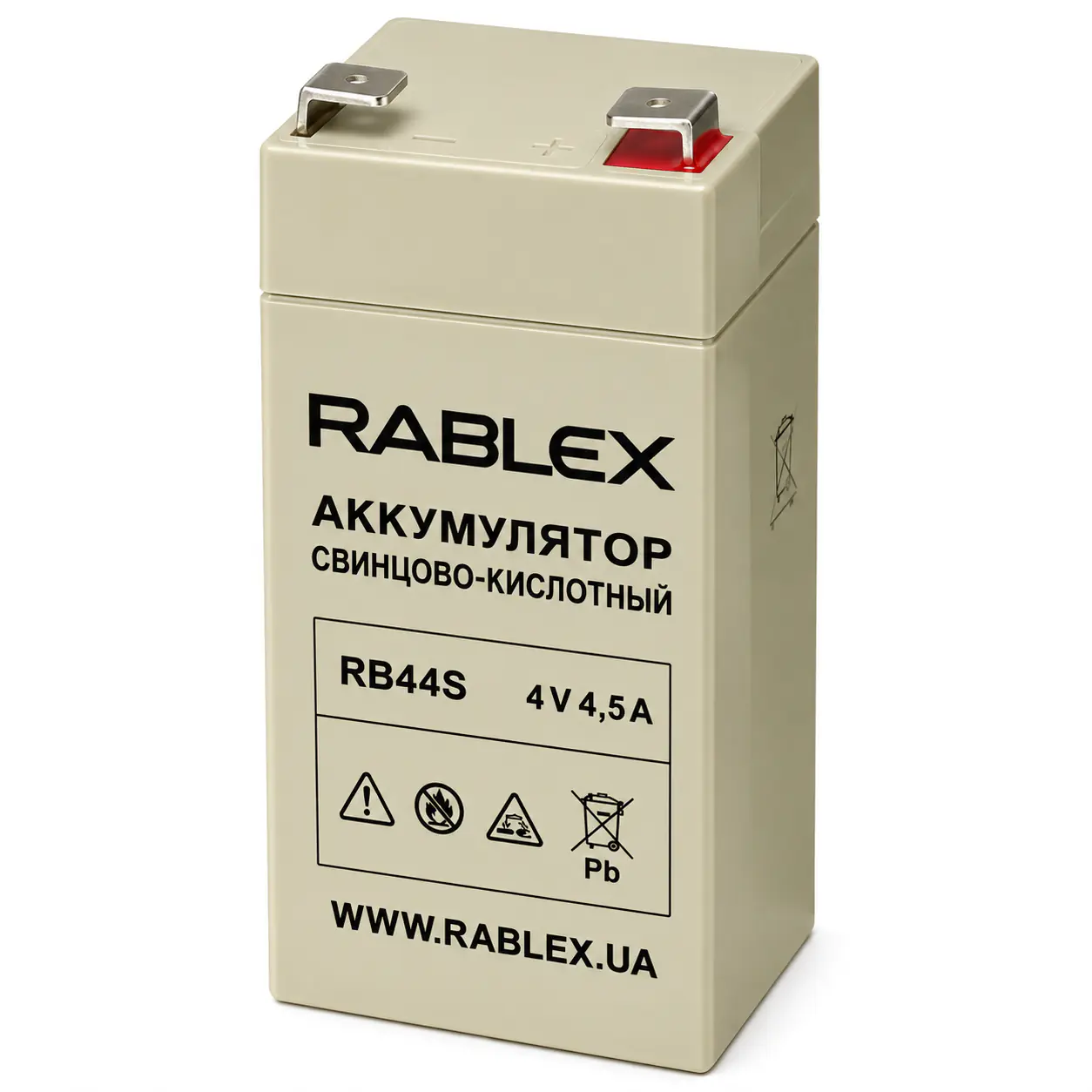 Купить оптом Аккумулятор RABLEX 4V 4.5Ah RB445 в Украине , изображение 3