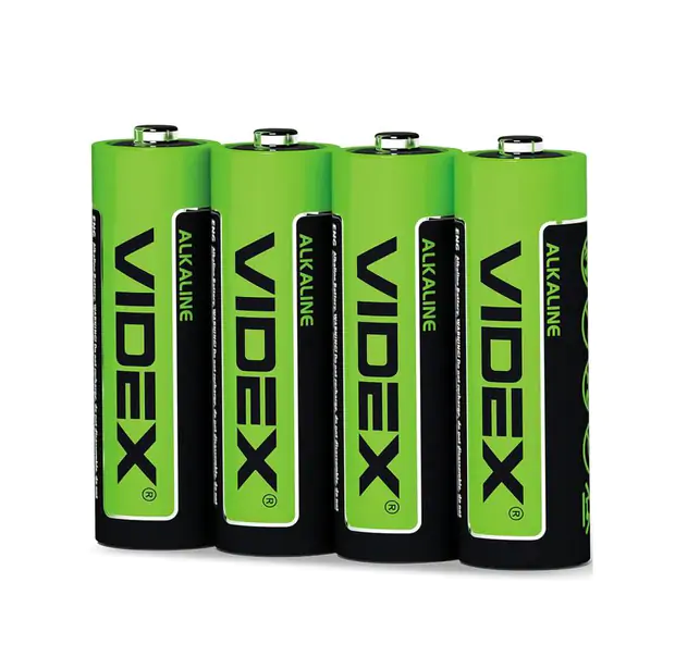 Купить оптом Батарейка щелочная Videx LR6/AA 4шт/блистер (Цена указана за 4шт) [30] в Украине 