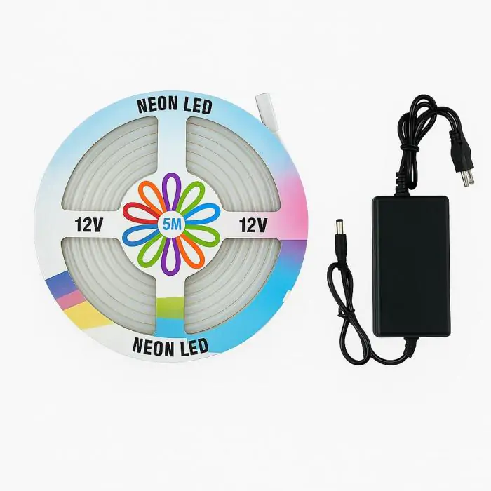 Купити оптом Купити Светодиодная силиконовая лента 5050 RGB (5 метров) NEON LED 12V-220V оптом - ціна 255 грн в Україні , зображення 2