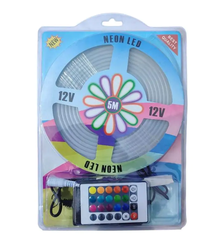 Купити оптом Купити Светодиодная силиконовая лента 5050 RGB (5 метров) NEON LED 12V-220V оптом - ціна 255 грн в Україні 