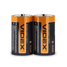 Купить оптом Батарейка солевая Videx R20P/D 2шт/пленка (Цена указана за 2шт) в Украине 