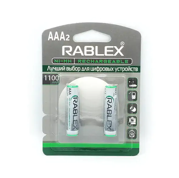 Купить оптом Аккумулятор RABLEX HR03/AAA 1100mAh 2шт/блистер (Цена указана за 2шт) в Украине 