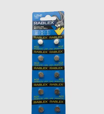 Купити оптом Купити Батарейка для годинника RABLEX AG3/LR41 10шт/блістер (Ціна вказана за 10шт) оптом - ціна 21 грн в Україні 