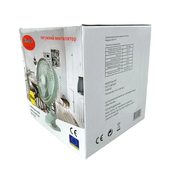 Купить оптом Вентилятор настольный WX-917 в Украине 