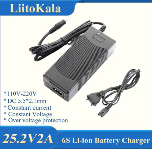 Купити оптом Купити Блок живлення LiitoKala 25.2V2A (5.5х2.1) оптом - ціна 381 грн в Україні 