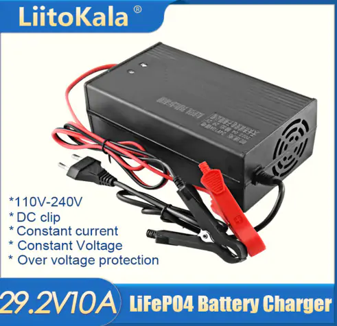 Купить оптом Блок питания LiitoKala 29.2V10A (с крокодилами) в Украине 