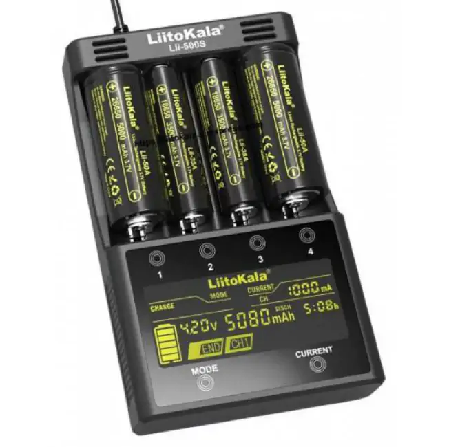 Купити оптом Купити Зарядний пристрій LiitoKala Lii-500S (універсальний+прикурювач) оптом - ціна 1060 грн в Україні 