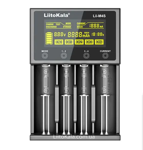 Купити оптом Купити Зарядний пристрій LiitoKala Lii-M4S (універсальний) оптом - ціна 631 грн в Україні 