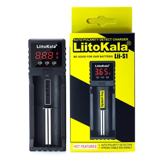 Купити оптом Купити Зарядний пристрій LiitoKala Lii-S1 (універсальний) оптом - ціна 221 грн в Україні 