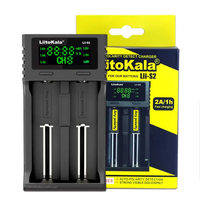 Купити оптом Купити Зарядний пристрій LiitoKala Lii-S2 (універсальний) оптом - ціна 347 грн в Україні 
