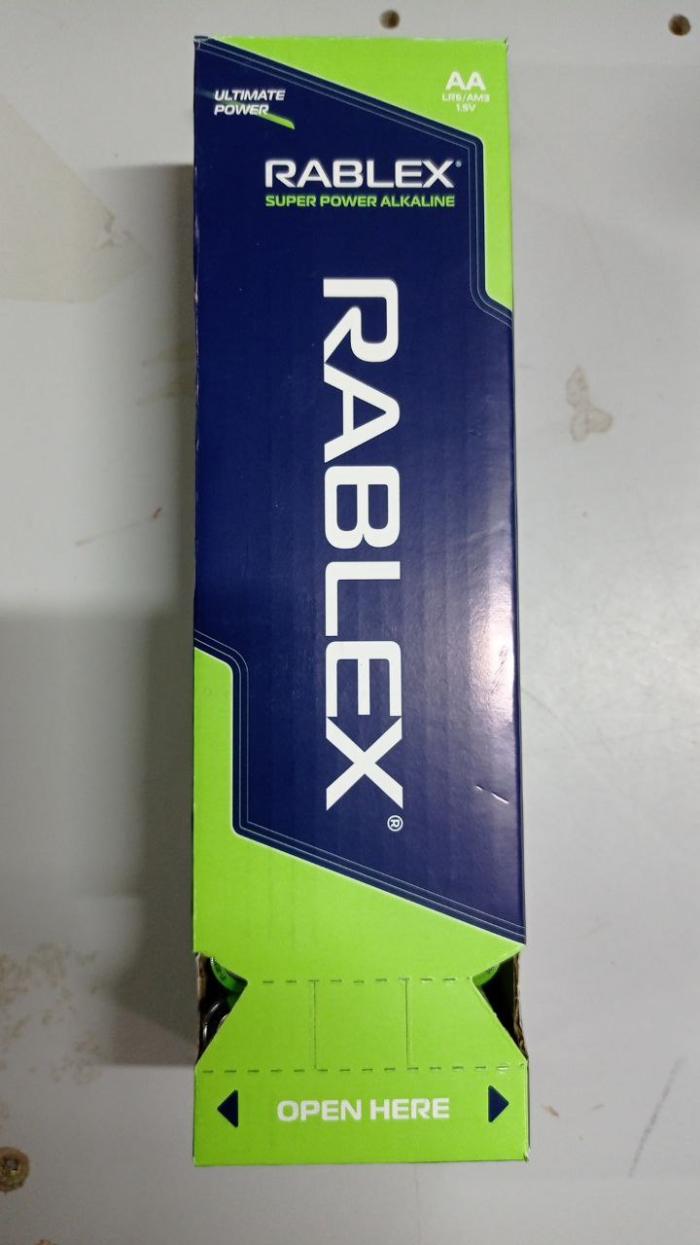 Купити оптом Купити Батарейка щелочная RABLEX SUPER POWER ALKALINE LR6/AA 4шт/пленка (Цена указана за 4шт) оптом - ціна 27 грн в Україні , зображення 2