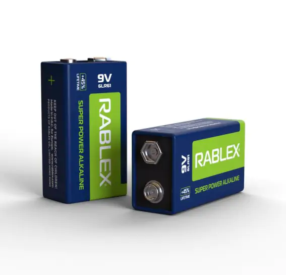 Купить оптом Крона щелочная SUPER POWER ALKALINE 9V/6LR61 1шт/пленка (Цена указана за 1шт) в Украине 