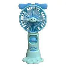 Купити оптом Купити Міні вентилятор ручний акумуляторний з підсвічуванням та Type-C S-086 оптом - ціна 74 грн в Україні 