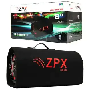 Купить оптом Авто сабвуфер 800Вт ZPX ZX-8SUB в Украине 