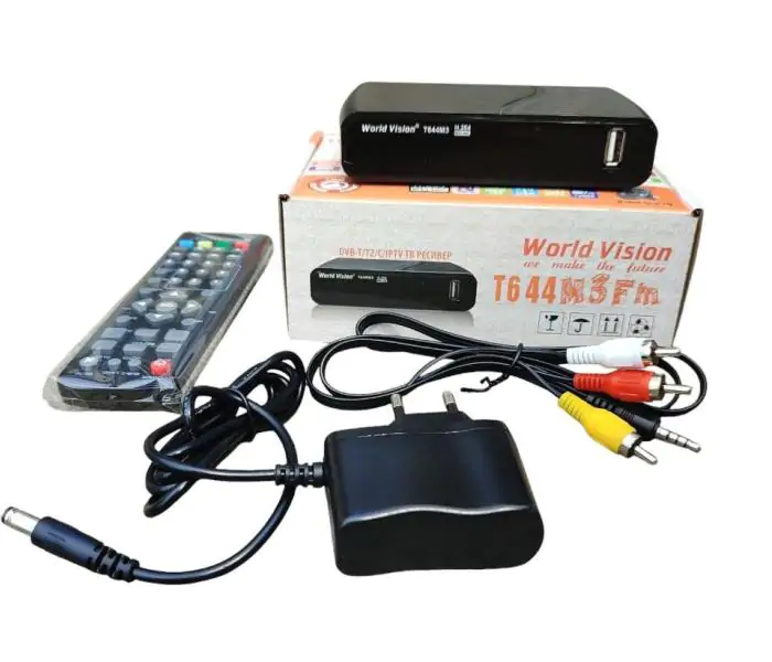 Купити оптом Купити Телевізійна приставка World Vision T644FM оптом - ціна 375 грн в Україні , зображення 5