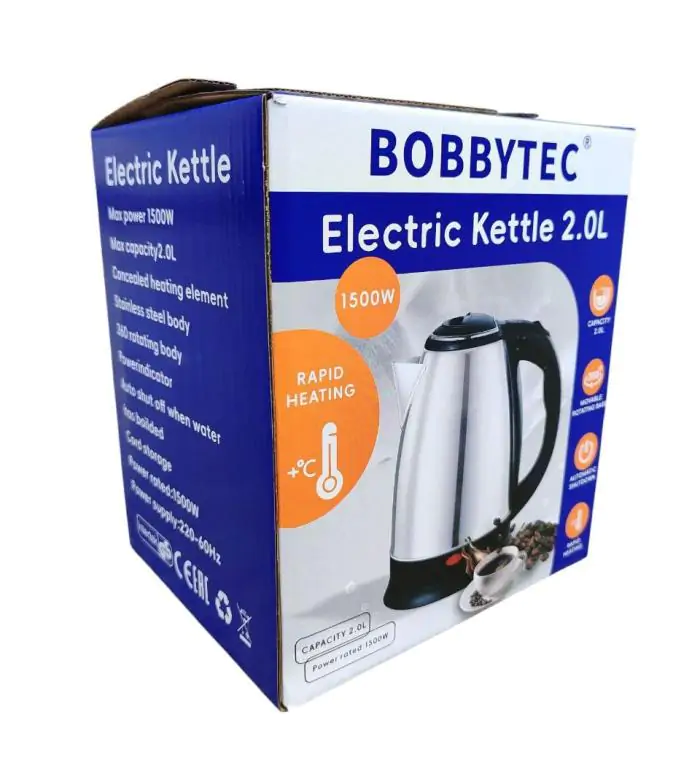 Купити оптом Купити Чайник 1500W BOBBYTEC EK-18L (1,8 л) оптом - ціна 200 грн в Україні , зображення 3