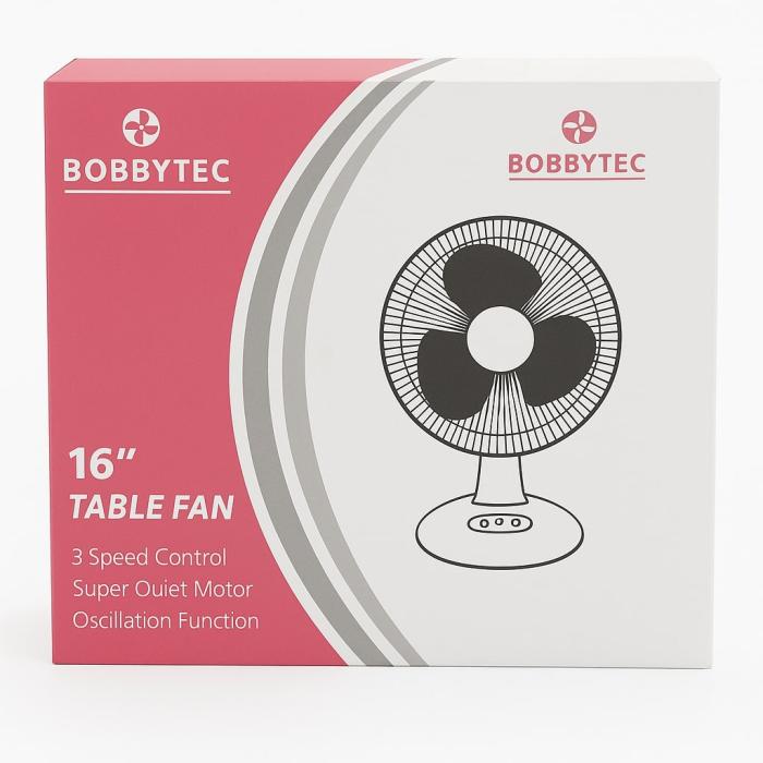 Купити оптом Купити Вентилятор настольный BOBBYTEC FT-40-716 (продается по 2шт) оптом - ціна 552 грн в Україні 