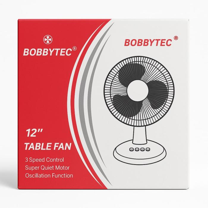 Купить оптом Вентилятор настольный BOBBYTEC FT-30-716 (продается по 2шт) в Украине 