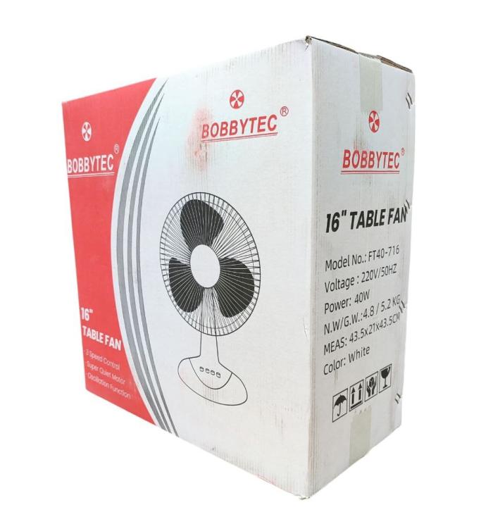 Купить оптом Вентилятор настольный BOBBYTEC FT-30-716 (продается по 2шт) в Украине , изображение 2