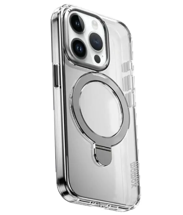 Купити оптом Купити Чохол із MagSafe Husa Luxury для iPhone 14 Pro (Срібний) оптом - ціна 49 грн в Україні 