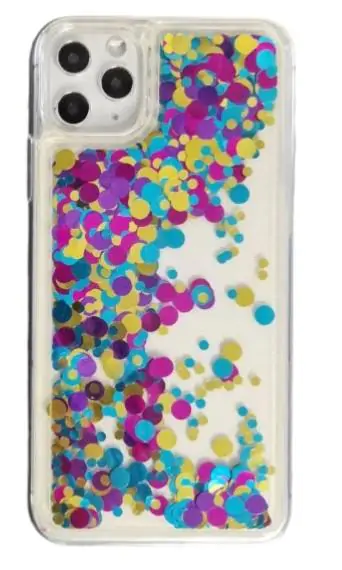 Купить оптом Чехол жидкие блестки для iPhone 11 Pro Max в Украине 