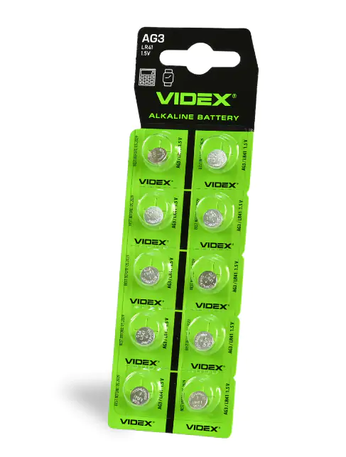 Купить оптом Батарейка для часов Videx AG3/LR41 10шт/блистер (Цена указана за 10шт) в Украине 
